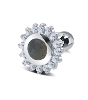 Laborite with CZ Ear Piercing TIP-2808